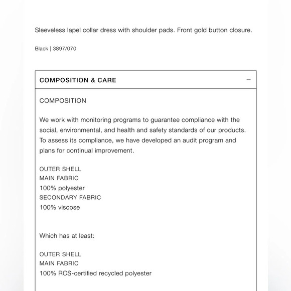 ZARA SHOULDER PAD BLACK MINI DRESS NWT - Picture 9 of 9